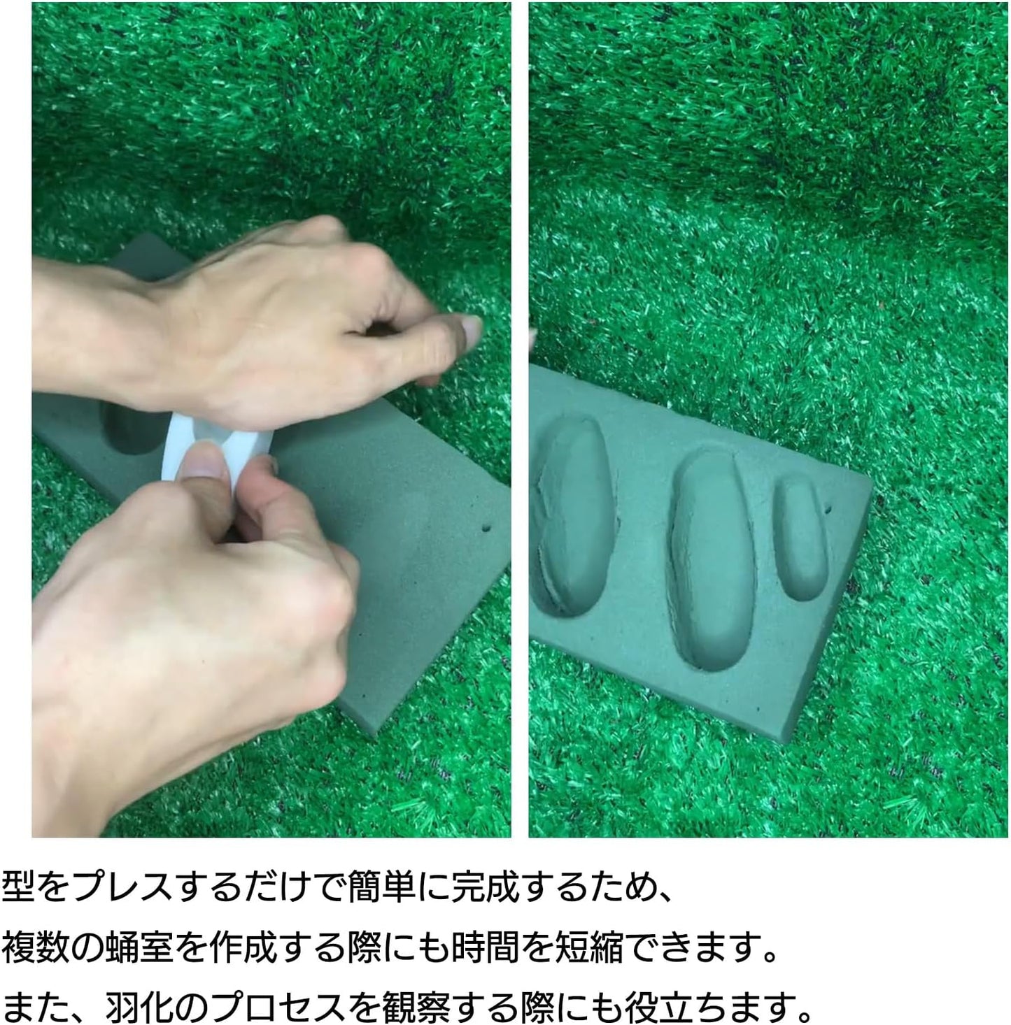 S-Net 3-D Printed moulds for creating artificial pupae chambers